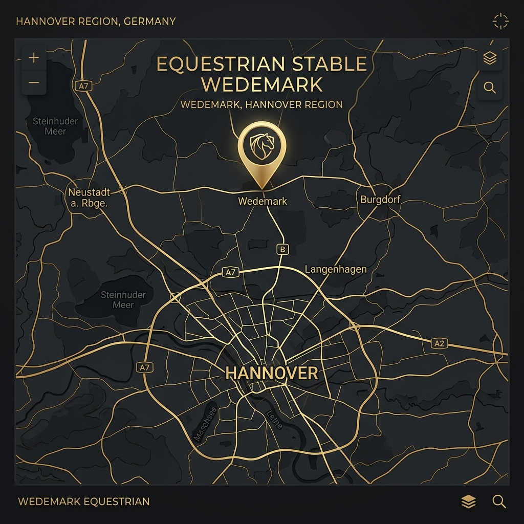 JKML Showjumpers Stable Location Map, Hannover, Wedemark